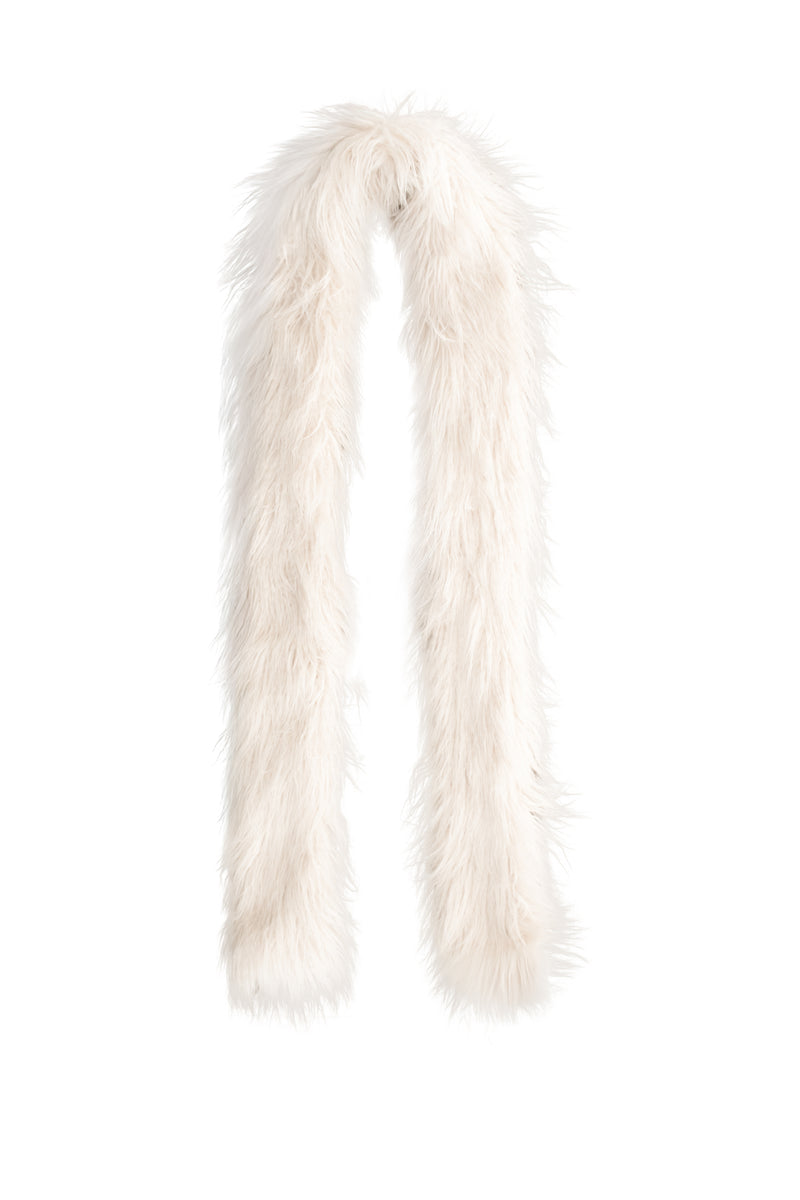 FUR SCARF CREAM YAK – EMPATH