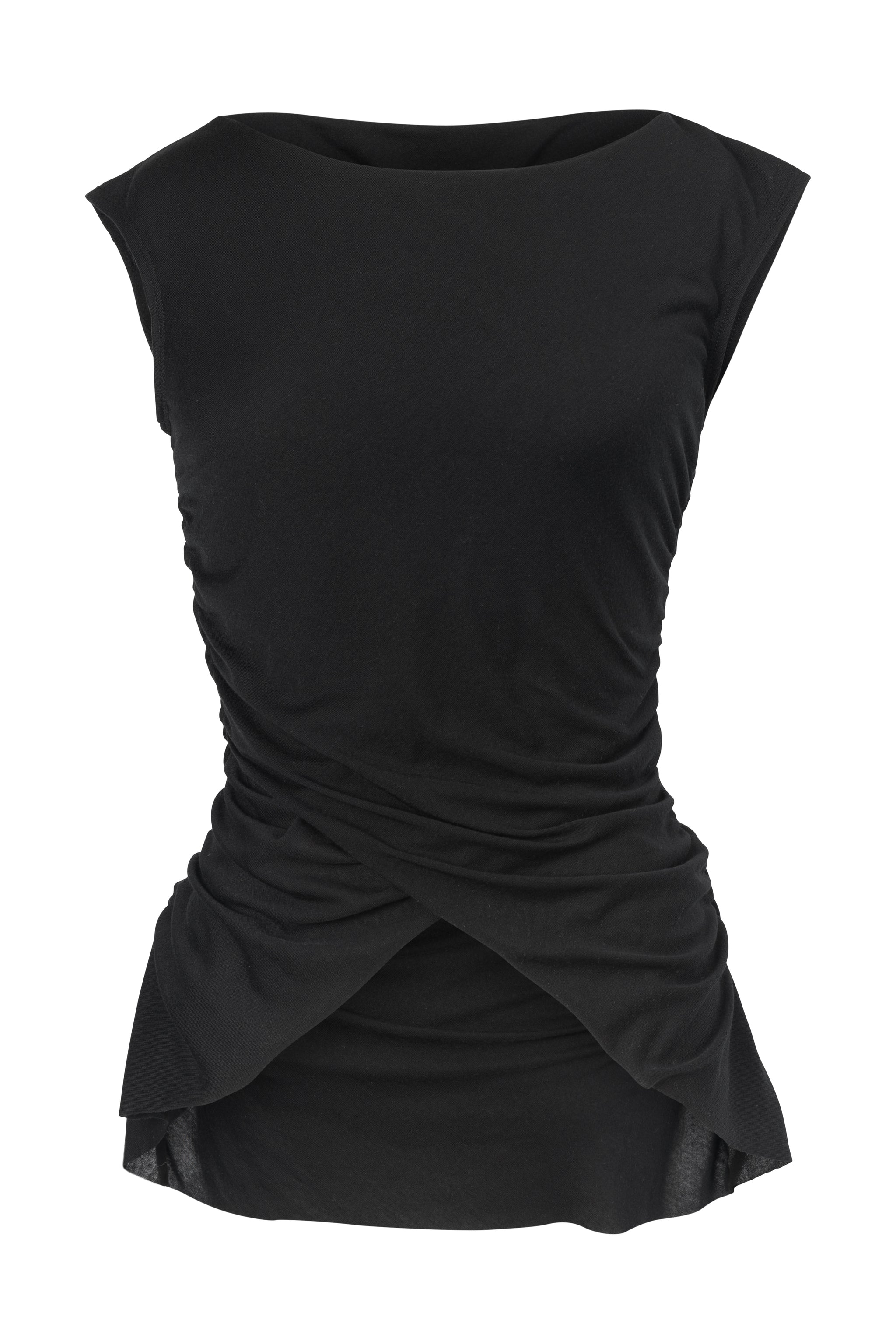 DRAPED TOP BLACK – EMPATH